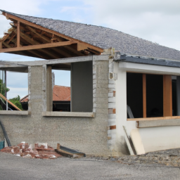 Extension de maison avec chambre d'amis Dieppe